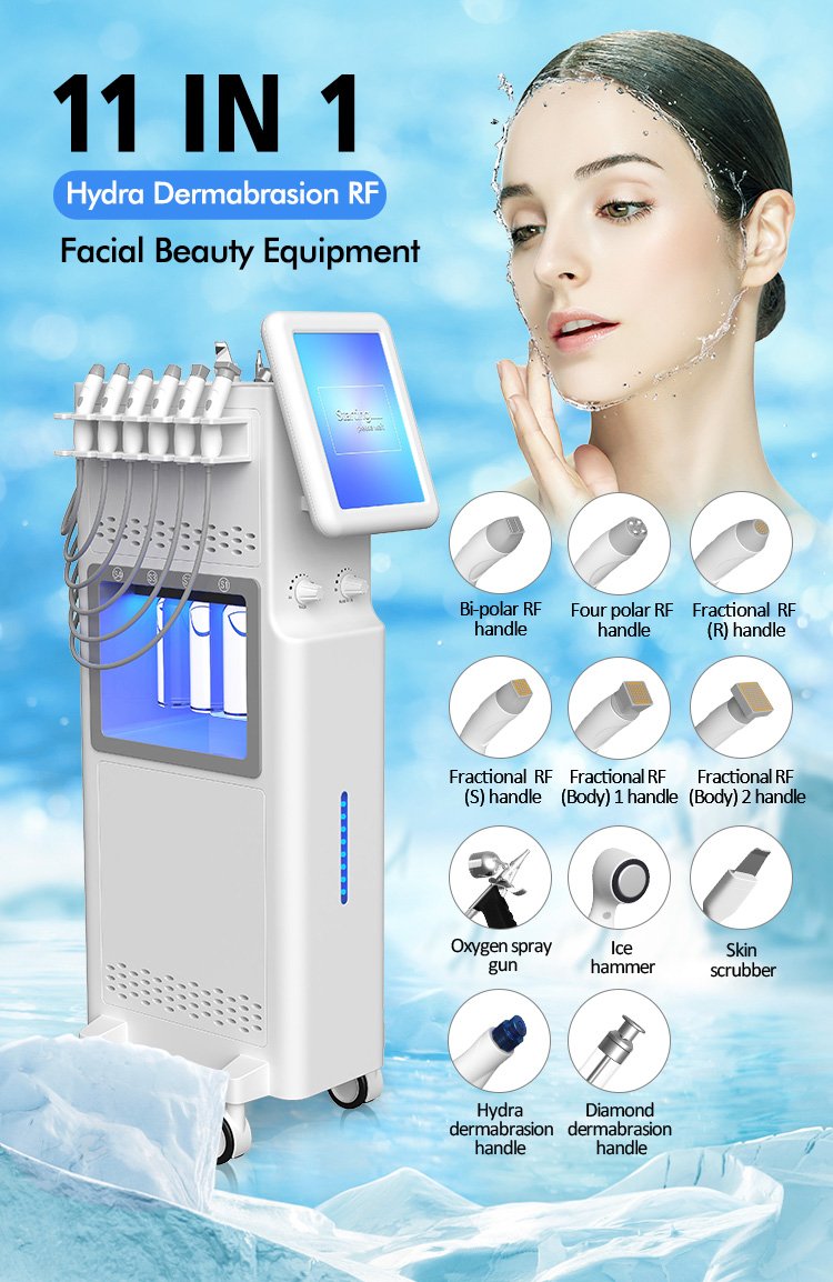 11 in 1 Hydra Dermabrasion RF Facial Beauty Machine M39 - Image 4