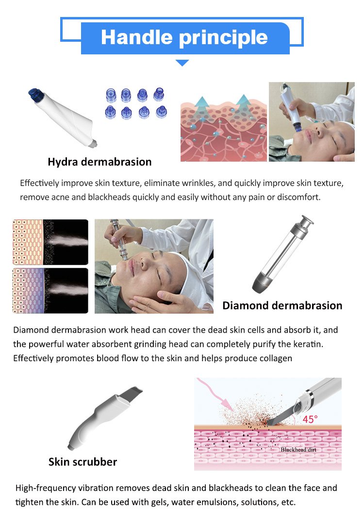 11 in 1 Hydra Dermabrasion RF Facial Beauty Machine M39 - Image 5