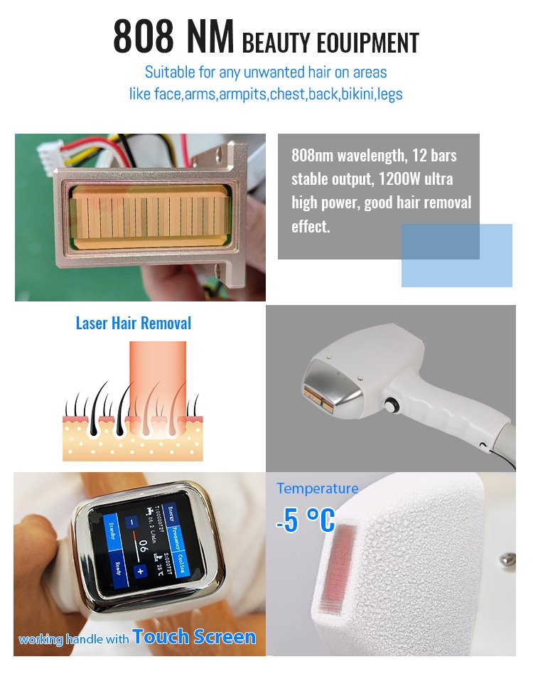 Professional 808nm Diode Laser Hair Removal Machine - Image 8
